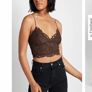 🌷2/$60 NWT Express lace top